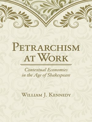 cover image of Petrarchism at Work
